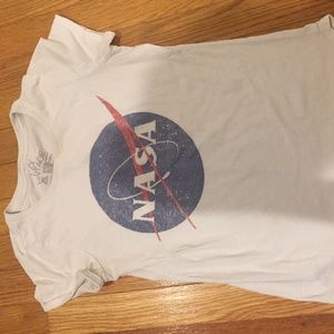 Girls' NASA Cap Sleeve Graphic T-Shirt